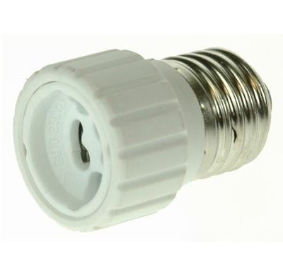 Verloopfitting van E27 naar GU10 Verloopfitting van E27 naar GU10